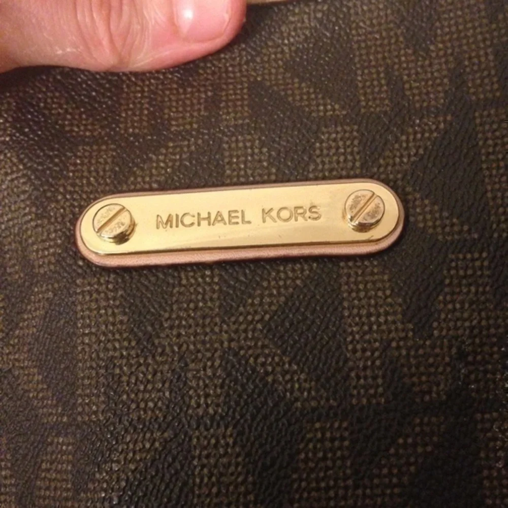 Michael Kors signature mk two way shoulder bag